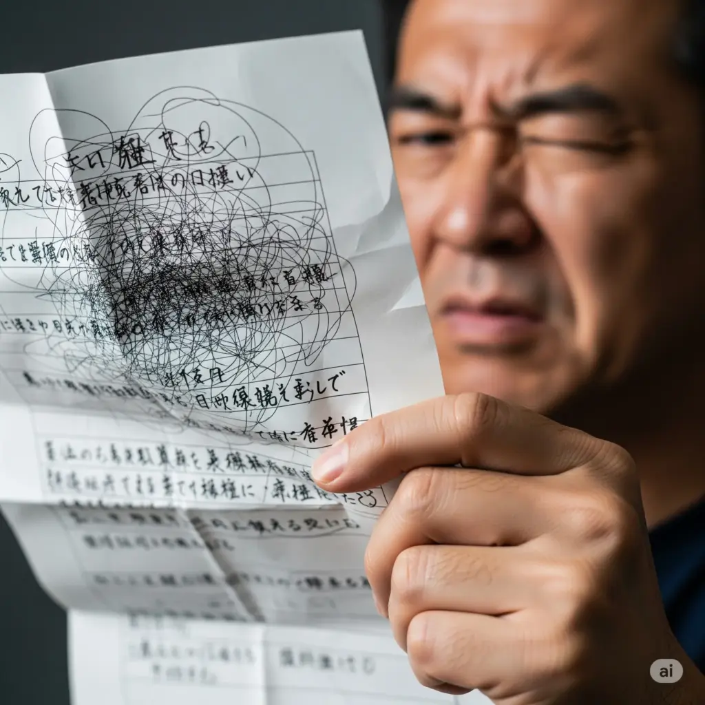 文字と格闘する社長